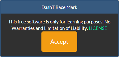 DashT Race Mark - accept license