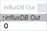 InfluxDB Out - panel created