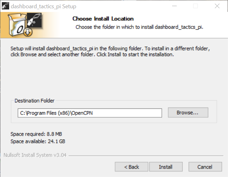 DashT Windows Installer - File location