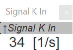 Signal K In - Streaming In